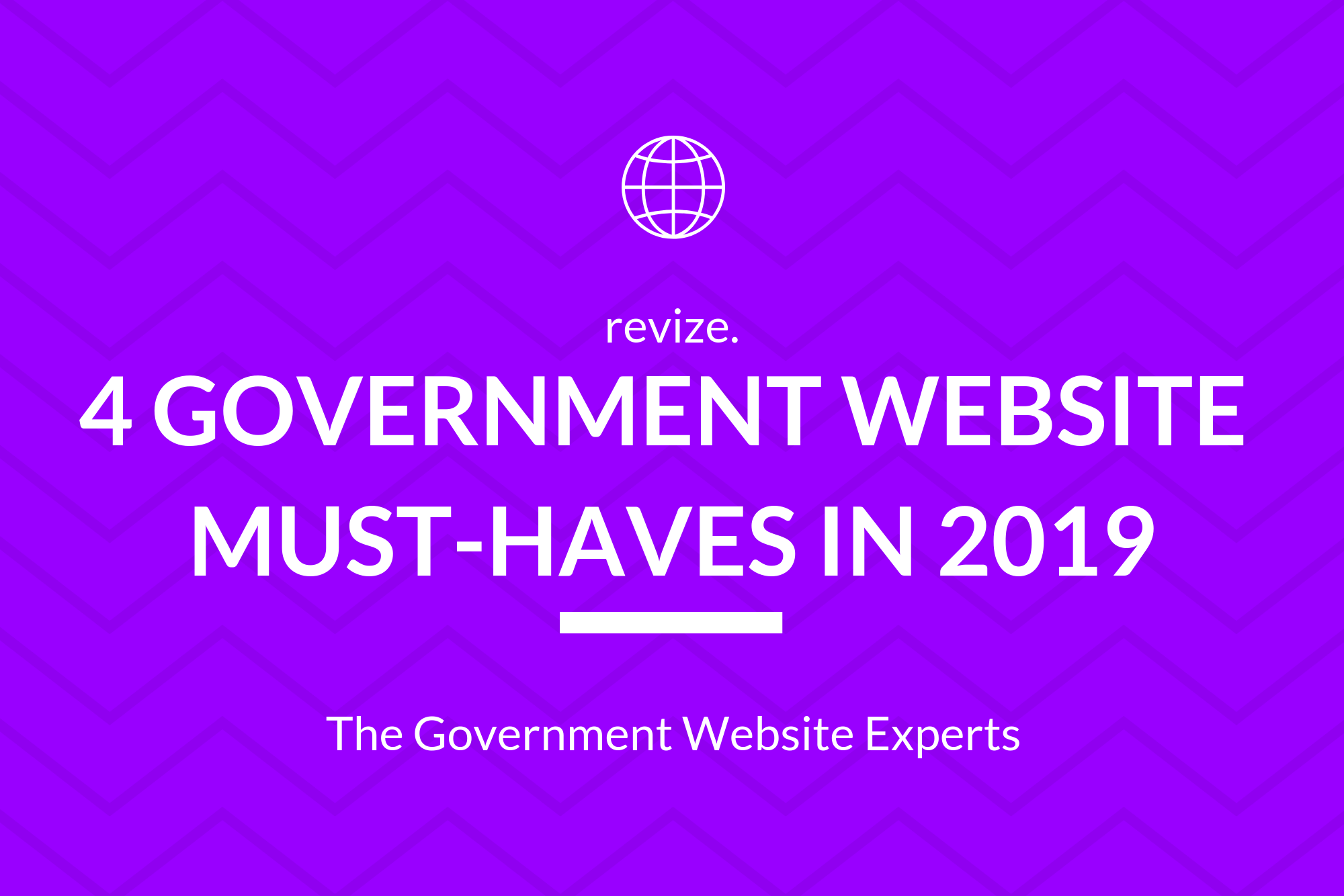 4 Government Website Must-haves in 2019 (Blog Banner)